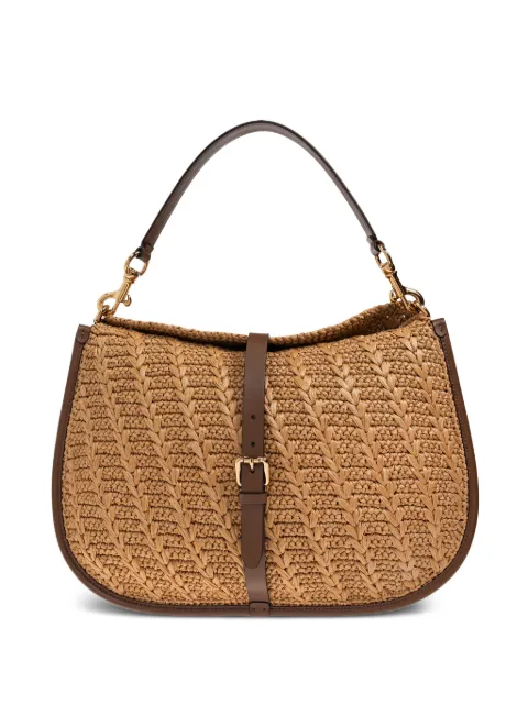 ETRO large Pony woven shoulder bag Neutrals WP1C0022AE302Y0412