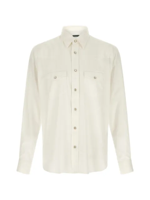 TOM FORD long-sleeve shirt Neutrals HDS001FMC296