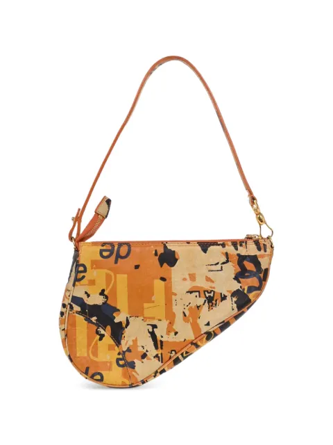 Christian Dior Pre-Owned 2001 saddle handbag Orange 144991