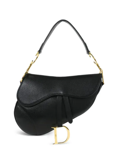 Christian Dior Pre-Owned 2001 d charm saddle handbag Black 134890