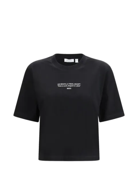 Off-White crew-neck T-shirt Black 2AA124S26JER006W003