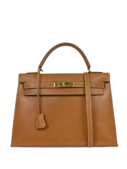 Hermès Pre-Owned 1994 Pigskin Kelly 32 Sellier handbag Brown 125138