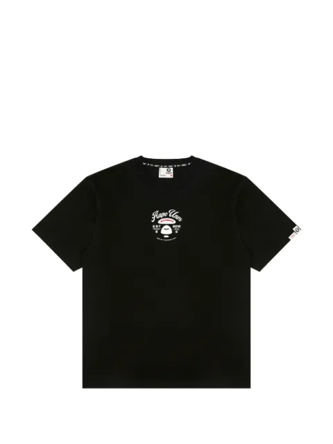 AAPE BY *A BATHING APE® heart-graphic T-shirt Black ATE1856XXQ