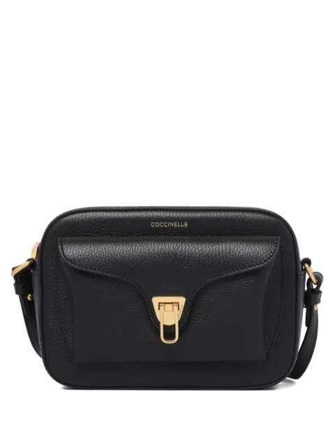 Coccinelle logo-detail cross-body bag Black E1MF6150201