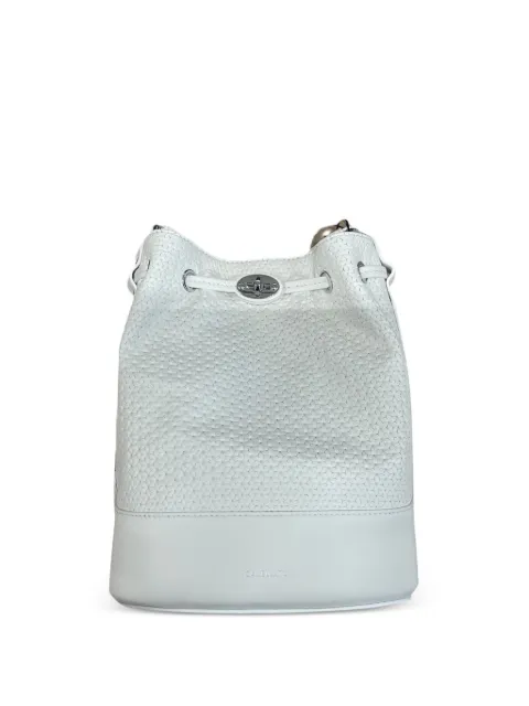 Zanellato small Monda leather bucket bag White 068980S2190000Z1170