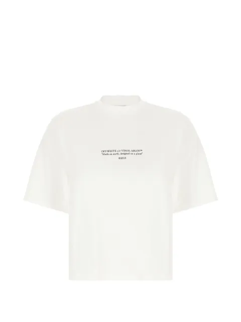 Off-White short-sleeve T-shirt White OWAA124S26JER0060110