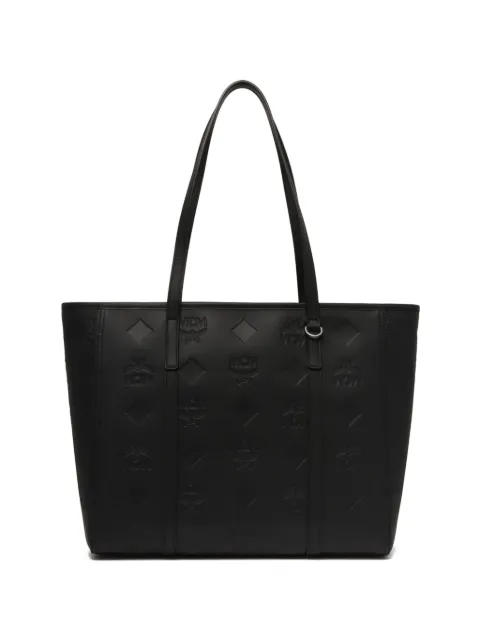 MCM medium Toni Monogram leather tote bag Black MWPGSMT05