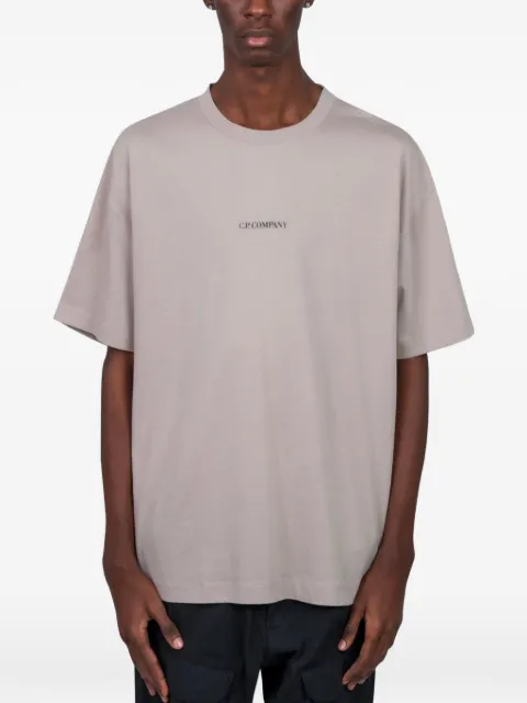 C.P. Company 30/1 jersey short-sleeve logo T-shirt Neutrals 20CMTS087A005100W904