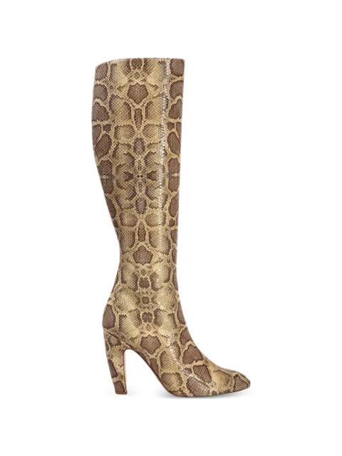GIABORGHINI Thelma zip boots Neutrals THELSPYT9055