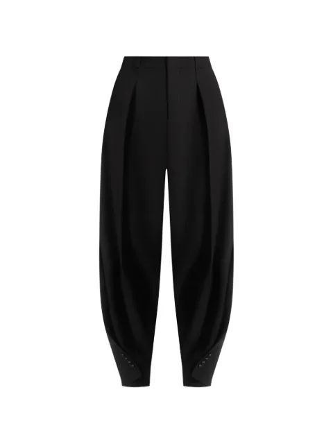 Manière De Voir Sophie twist leg tailored trousers Black WMN38702