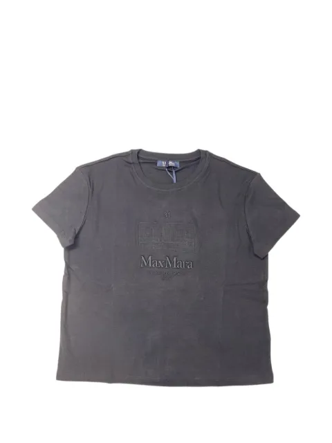 'S Max Mara logo-detail T-shirt Grey 2619971021600