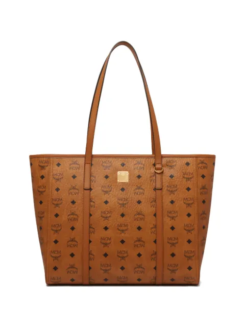 MCM medium Toni Visetos tote bag Brown MWPGSMT08