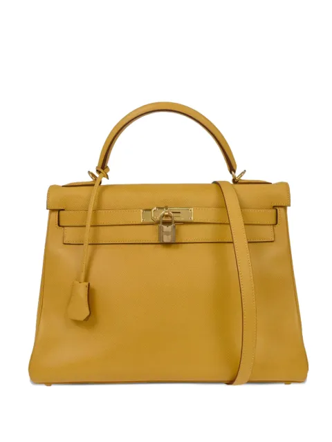 Hermès Pre-Owned 2000 32 Kelly tote bag Yellow 187096
