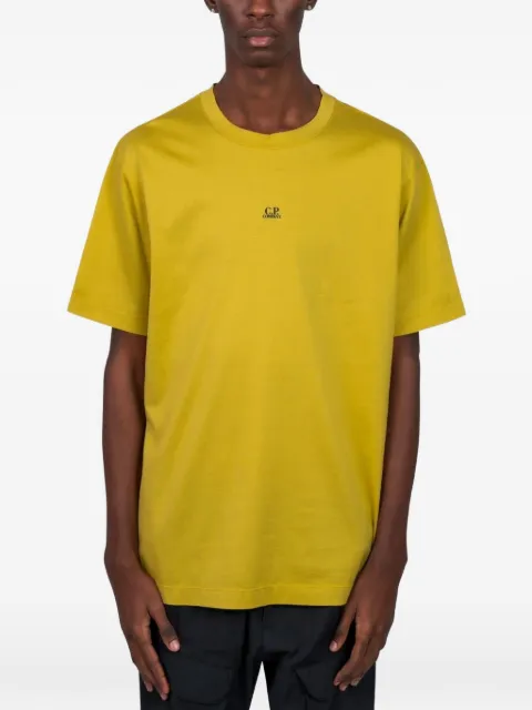 C.P. Company mercerized jersey 70/2 gasato short-sleeve T-shirt Yellow 20CMTS114A006374G246
