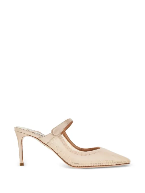 Aquazzura Voil strappy pointed-toe mules Pink VLEMIDM0TSTPWP