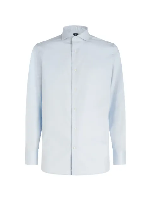 Boggi Milano opne-collar cotton shirt Blue BO24C004602