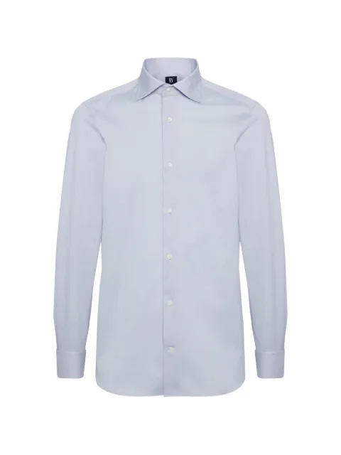 Boggi Milano windsor-collar shirt Blue BO24C004402