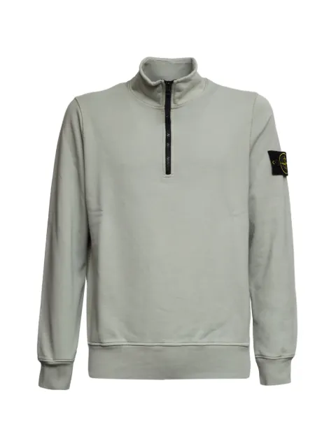 Stone Island 6100070 organic cotton fleece sweatshirt Grey L1S156100070S0051