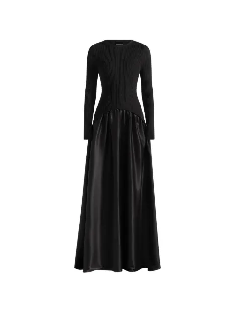 Manière De Voir Adeline maxi dress Black WMN4334