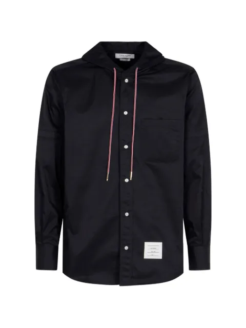 Thom Browne blue hooded jacket Blue MWL432OF1066