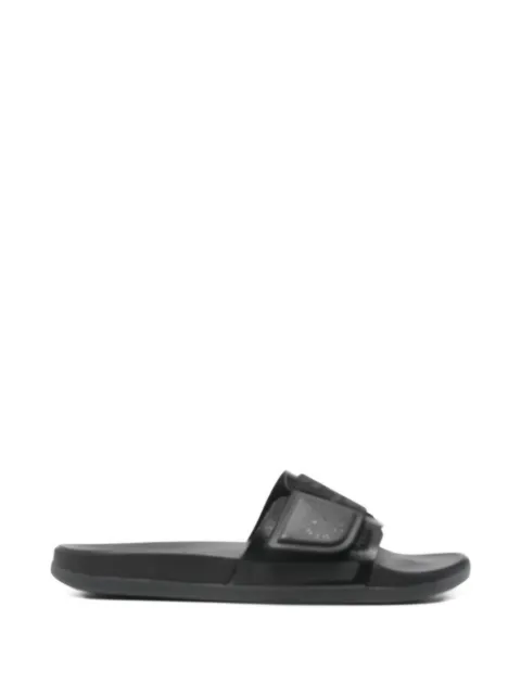 adidas by Stella McCartney logo-detail touch-strap slides Black JQ9182