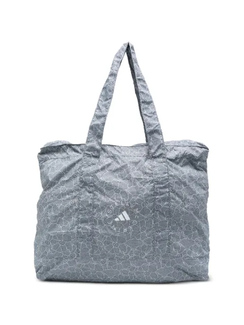 adidas by Stella McCartney floral packable shoulder bag Grey KB7516