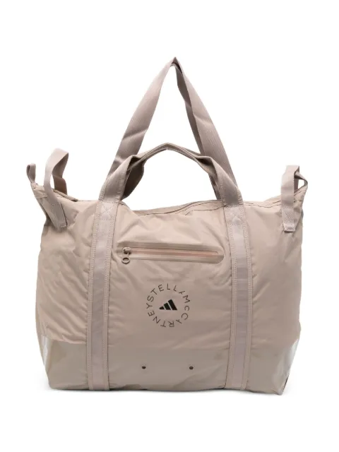 adidas by Stella McCartney x Stella McCartney logo-detail tote bag Grey 35123485