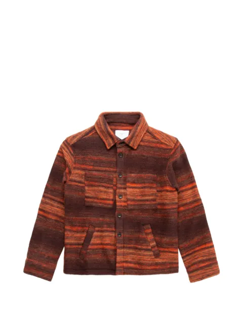 PERCIVAL Missisipi jacquard shirt jacket Brown H2M25TRAW850100