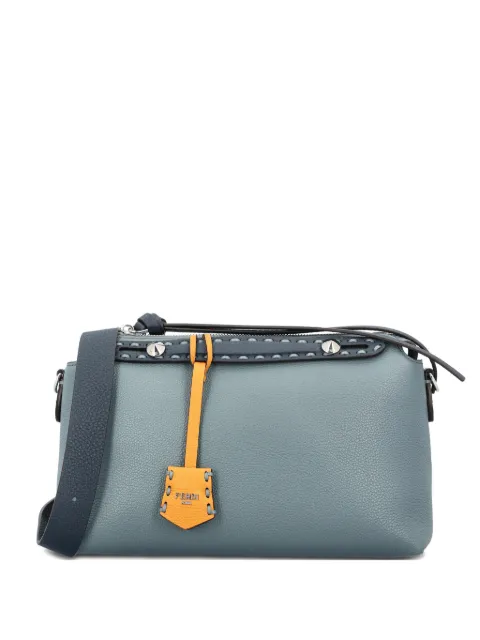 FENDI By The Way studded tote bag Blue 8BL155AVTC