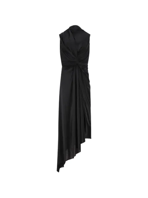 Balenciaga asymmetrical midi dress Black 857338TRV97