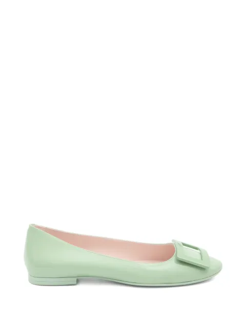 Roger Vivier buckle ballet flats Green RVW66834910D1P