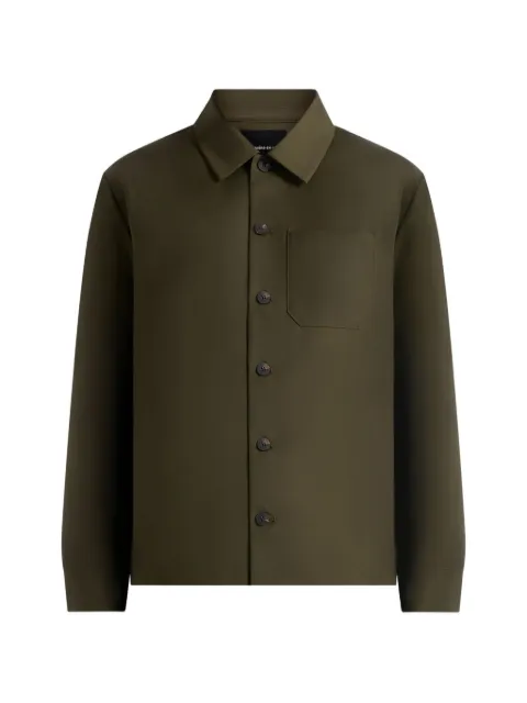 Manière De Voir Valentin classic long sleeve shirt Green MAN3404