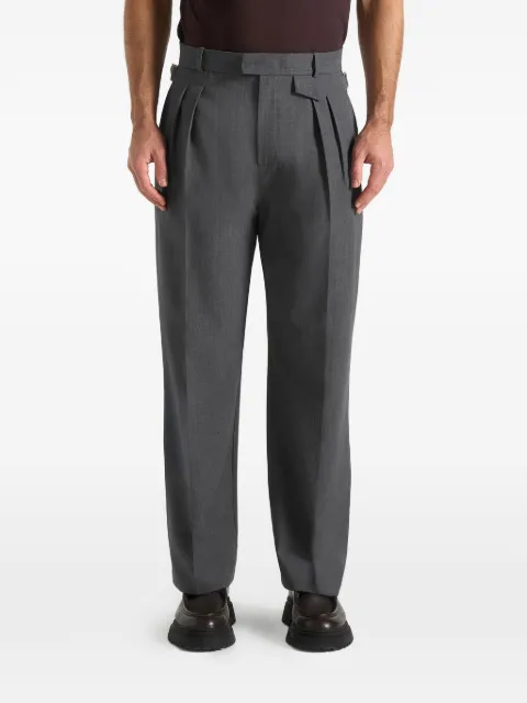 Manière De Voir Pierre in grey twin pleat tailored trousers Grey MAN3331