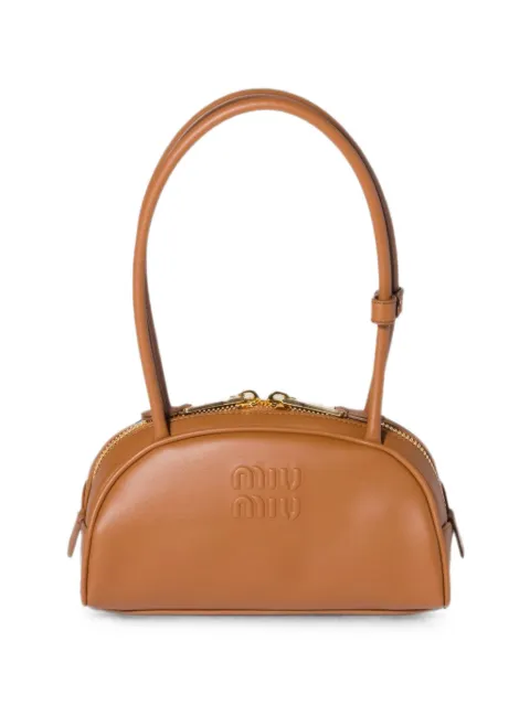 Miu Miu Beau leather bag Brown 5BB1922CRW