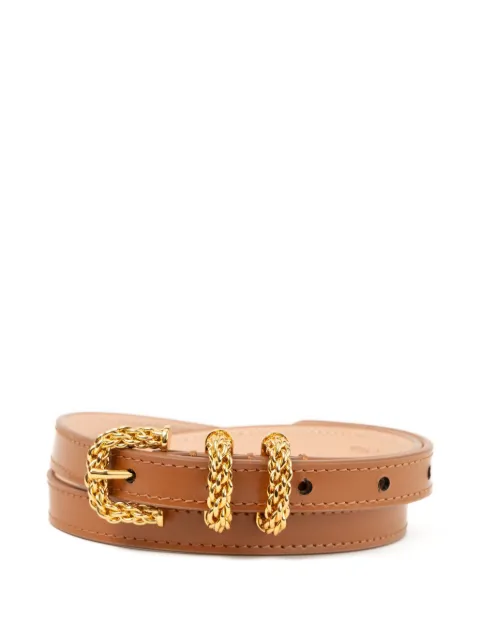 BY FAR Kat Summer chain buckle belt Brown 15298916614531