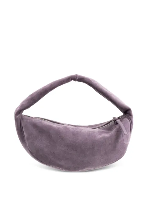 BY FAR Cush suede shoulder bag Purple 15299363471747