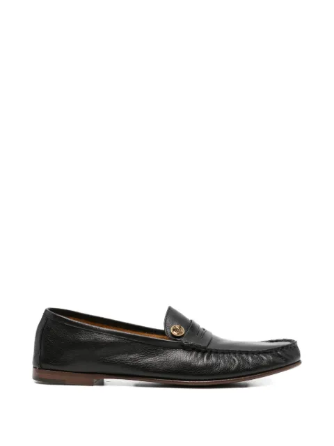 Versace Medusa leather loafers Black 10252401A17346