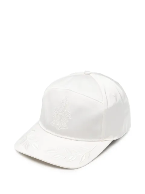 Casablanca Hotel Emblem embroidered cap White APF26HAT00801