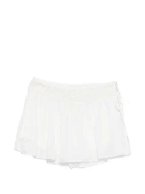 Posse Danielle lace-trim skort Neutrals PS1871