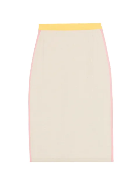 FENDI patterned skirt Neutrals FZS031AW4S