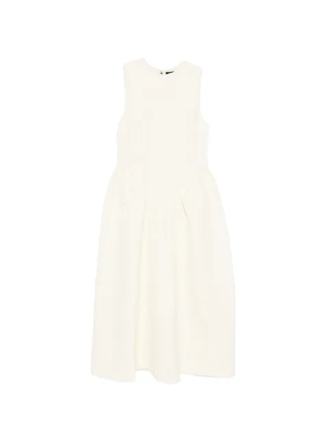 ROTATE BIRGER CHRISTENSEN jacquard midi dress Neutrals 115512