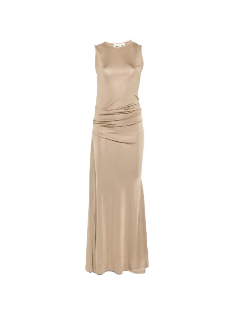TOVE Lelani ruched dress Neutrals TVD212BRZ