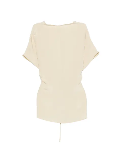 TOVE Anya boat-neck blouse Neutrals TVB149