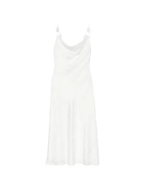 ROTATE BIRGER CHRISTENSEN cowl-neck midi dress White 115728857
