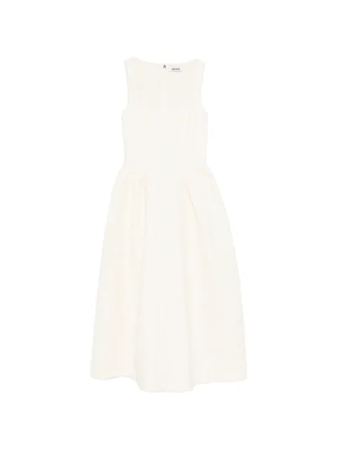 ROTATE BIRGER CHRISTENSEN Jacquard midi dress Neutrals 115750857