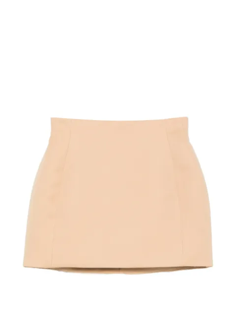 WARDROBE.NYC sculpted mini skirt Neutrals W3008R18WO