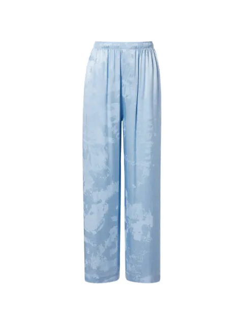 Balenciaga Ela's elasticated-waistband trousers Blue 850696TTN10