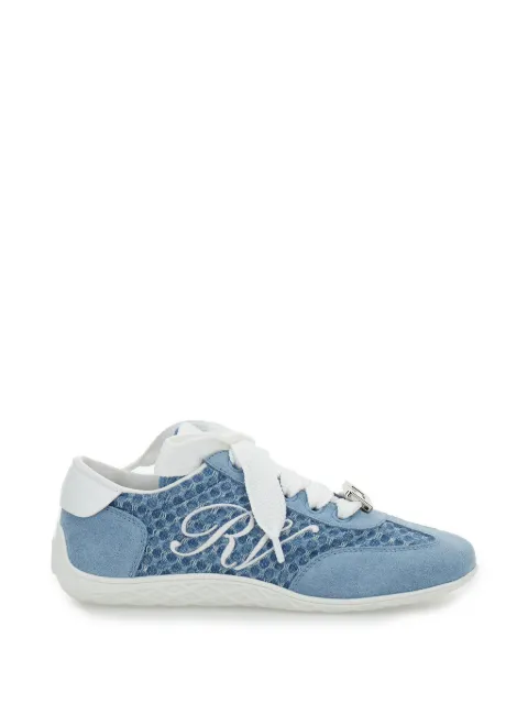 Roger Vivier logo-appliqué sneakers Blue RVW79342800UYW