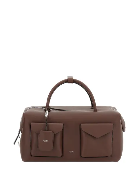 Max Mara padlock flap leather shoulder bag Brown 2614511011600