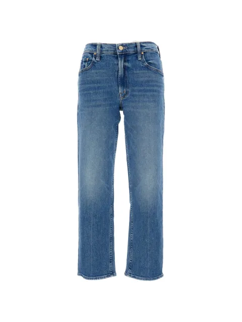 MOTHER The Newbie Ankle high-rise straight-leg jeans Blue 114961729HKY